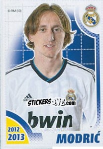 Sticker Modric - Real Madrid 2012-2013 n. 122 - Panini