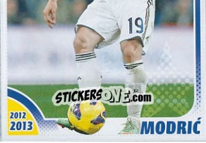Sticker Modric - Real Madrid 2012-2013 n. 124 - Panini