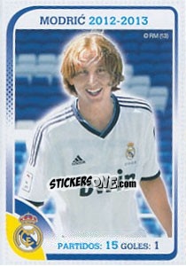 Sticker Modric - Real Madrid 2012-2013 n. 125 - Panini