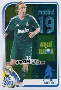 Sticker Modric - Real Madrid 2012-2013 n. 126 - Panini