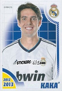 Sticker Kaká - Real Madrid 2012-2013 n. 134 - Panini