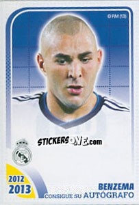 Sticker Benzema - Real Madrid 2012-2013 n. 140 - Panini