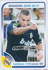 Sticker Benzema - Real Madrid 2012-2013 - Panini