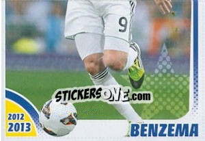 Sticker Benzema - Real Madrid 2012-2013 n. 144 - Panini