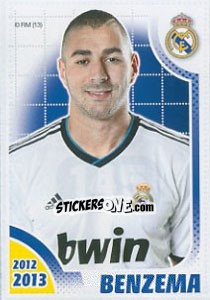 Cromo Benzema - Real Madrid 2012-2013 - Panini