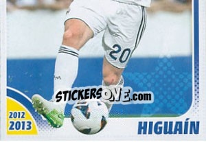 Cromo Higuaín - Real Madrid 2012-2013 - Panini