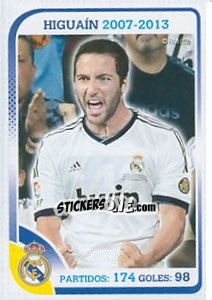 Figurina Higuaín - Real Madrid 2012-2013 - Panini