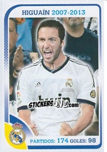Sticker Higuaín - Real Madrid 2012-2013 n. 149 - Panini