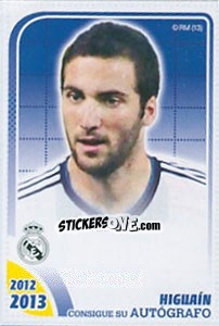 Cromo Higuaín - Real Madrid 2012-2013 - Panini