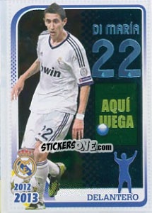 Sticker Di María - Real Madrid 2012-2013 n. 153 - Panini