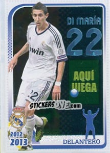 Sticker Di María - Real Madrid 2012-2013 - Panini