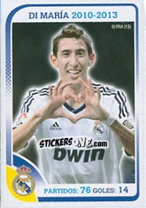 Sticker Di María - Real Madrid 2012-2013 n. 154 - Panini