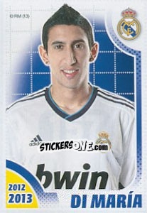 Sticker Di María - Real Madrid 2012-2013 - Panini