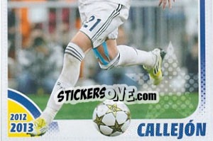 Sticker Callejón - Real Madrid 2012-2013 - Panini