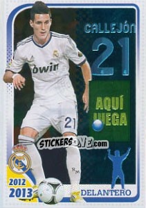 Sticker Callejón - Real Madrid 2012-2013 n. 162 - Panini