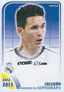 Sticker Callejón - Real Madrid 2012-2013 n. 163 - Panini