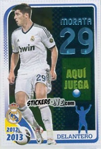 Sticker Morata - Real Madrid 2012-2013 n. 165 - Panini