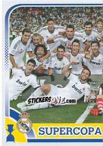 Sticker Supercopa de España 11-12 - Real Madrid 2012-2013 n. 186 - Panini