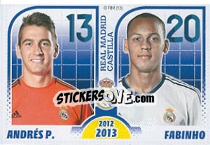 Sticker Andrés / Fabinho - Real Madrid 2012-2013 n. 194 - Panini