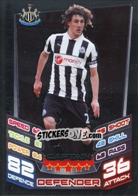 Sticker Fabricio Coloccini - English Premier League 2012-2013. Match Attax Extra n. C9 - Topps