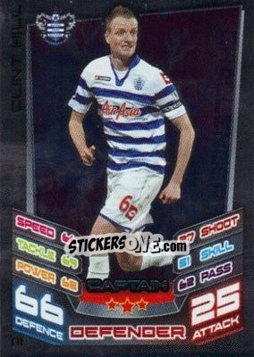 Sticker Clint Hill - English Premier League 2012-2013. Match Attax Extra n. C11 - Topps