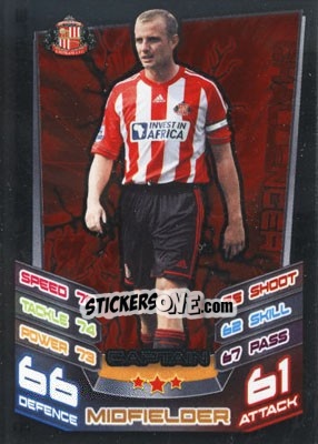 Sticker Lee Cattermole - English Premier League 2012-2013. Match Attax Extra n. C15 - Topps