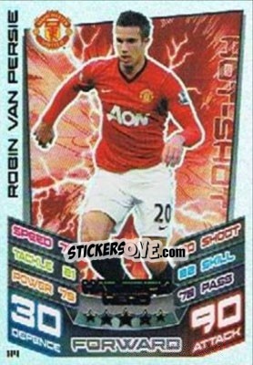 Sticker Robin van Persie - English Premier League 2012-2013. Match Attax Extra n. H4 - Topps