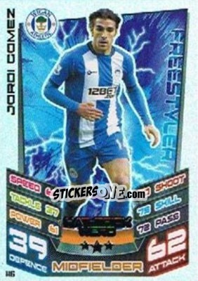 Sticker Jordi Gomez - English Premier League 2012-2013. Match Attax Extra - Topps