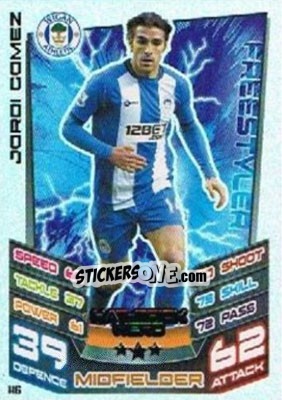 Cromo Jordi Gomez - English Premier League 2012-2013. Match Attax Extra n. H6 - Topps