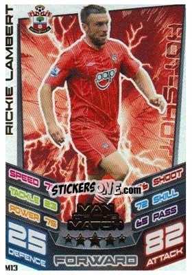 Sticker Rickie Lambert - English Premier League 2012-2013. Match Attax Extra - Topps