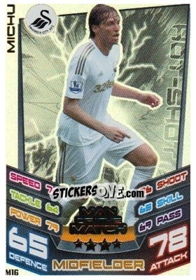 Sticker Michu - English Premier League 2012-2013. Match Attax Extra n. M16 - Topps