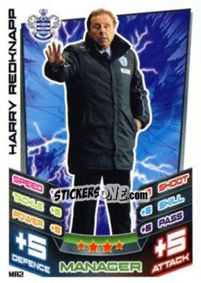 Sticker Harry Redknapp - English Premier League 2012-2013. Match Attax Extra n. MA2 - Topps
