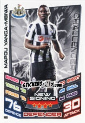 Cromo Mapou Yanga-Mbiwa - English Premier League 2012-2013. Match Attax Extra n. N6 - Topps