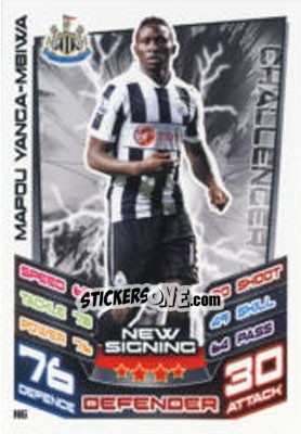 Figurina Mapou Yanga-Mbiwa - English Premier League 2012-2013. Match Attax Extra - Topps