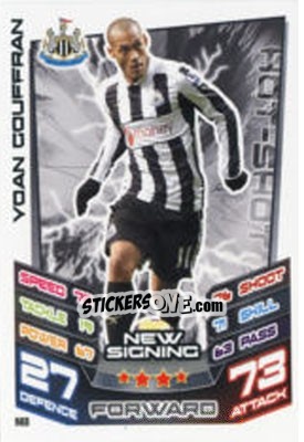 Sticker Yoan Gouffran - English Premier League 2012-2013. Match Attax Extra n. N8 - Topps