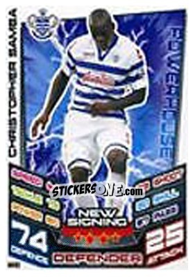 Sticker Christopher Samba - English Premier League 2012-2013. Match Attax Extra - Topps