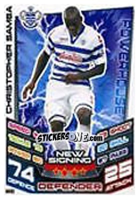 Sticker Christopher Samba - English Premier League 2012-2013. Match Attax Extra n. N10 - Topps