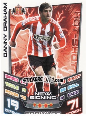 Sticker Danny Graham - English Premier League 2012-2013. Match Attax Extra n. N14 - Topps
