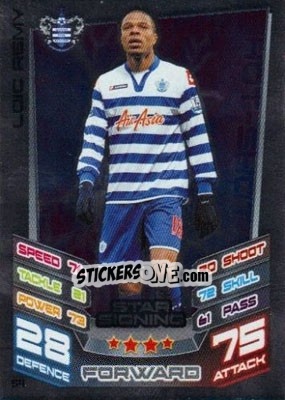 Sticker Loïc Rémy - English Premier League 2012-2013. Match Attax Extra - Topps