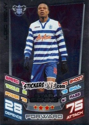 Sticker Loïc Rémy - English Premier League 2012-2013. Match Attax Extra n. S4 - Topps