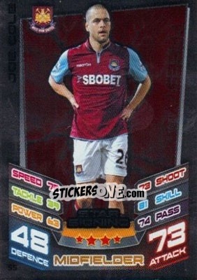 Sticker Joe Cole - English Premier League 2012-2013. Match Attax Extra n. S5 - Topps