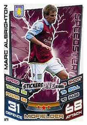 Cromo Marc Albrighton - English Premier League 2012-2013. Match Attax Extra - Topps