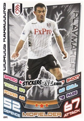 Sticker Giorgos Karagounis - English Premier League 2012-2013. Match Attax Extra n. U15 - Topps