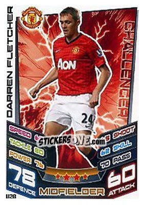 Figurina Darren Fletcher - English Premier League 2012-2013. Match Attax Extra - Topps