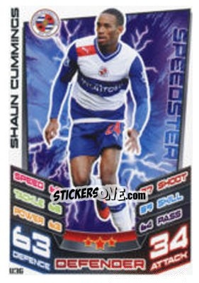 Sticker Shaun Cummings - English Premier League 2012-2013. Match Attax Extra - Topps