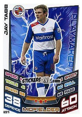 Figurina Jay Tabb - English Premier League 2012-2013. Match Attax Extra - Topps