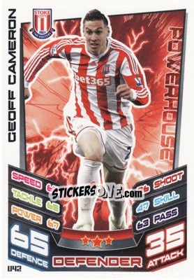 Sticker Geoff Cameron - English Premier League 2012-2013. Match Attax Extra n. U42 - Topps