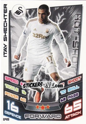 Sticker Itay Shechter - English Premier League 2012-2013. Match Attax Extra n. U49 - Topps