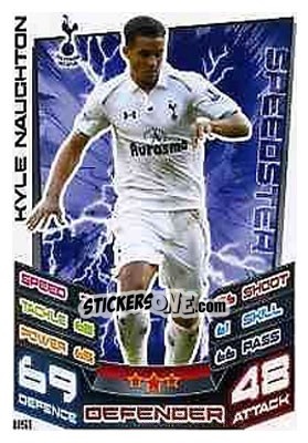 Sticker Kyle Naughton - English Premier League 2012-2013. Match Attax Extra - Topps