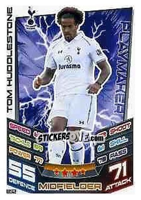 Sticker Tom Huddlestone - English Premier League 2012-2013. Match Attax Extra n. U52 - Topps
